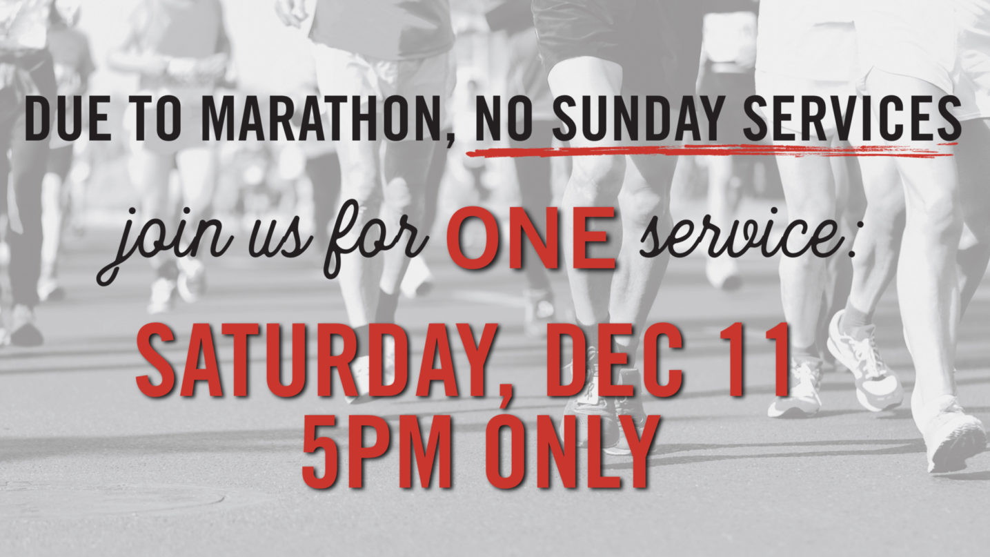 Dallas Marathon Outdoor Saturday Worship Service