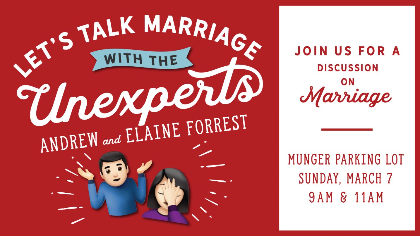 Let's Talk Marriage With the Unexperts