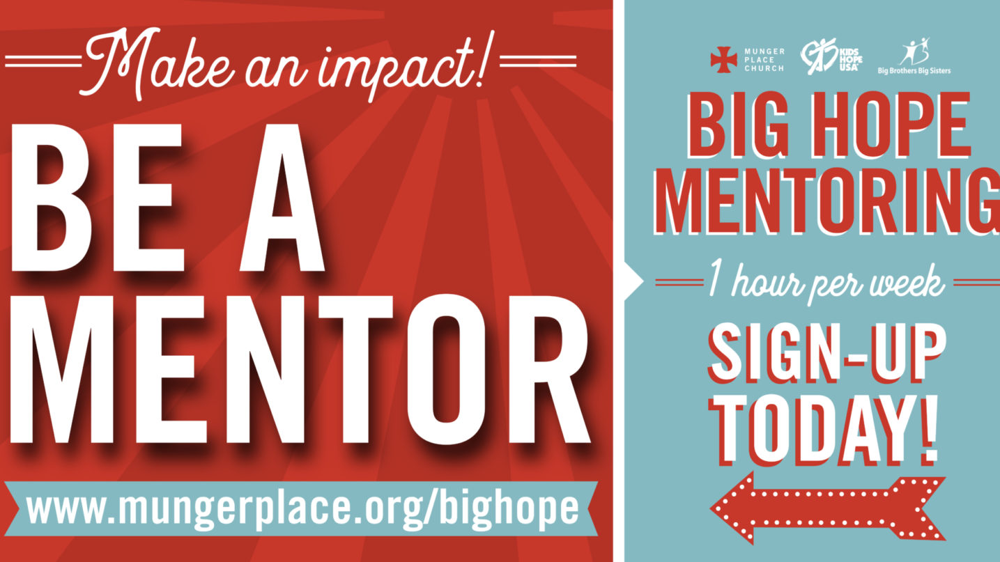 Big Hope Mentoring Sign-Up