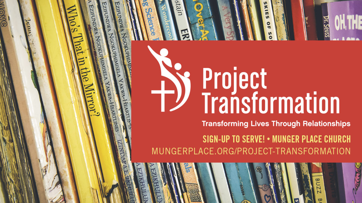 Volunteer to Read at Project Transformation
